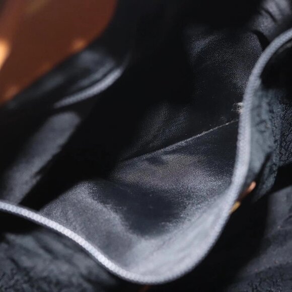 SAINT LAURENT Shoulder Bag PVC Leather Black Auth SW1561 - Picture 13 of 16